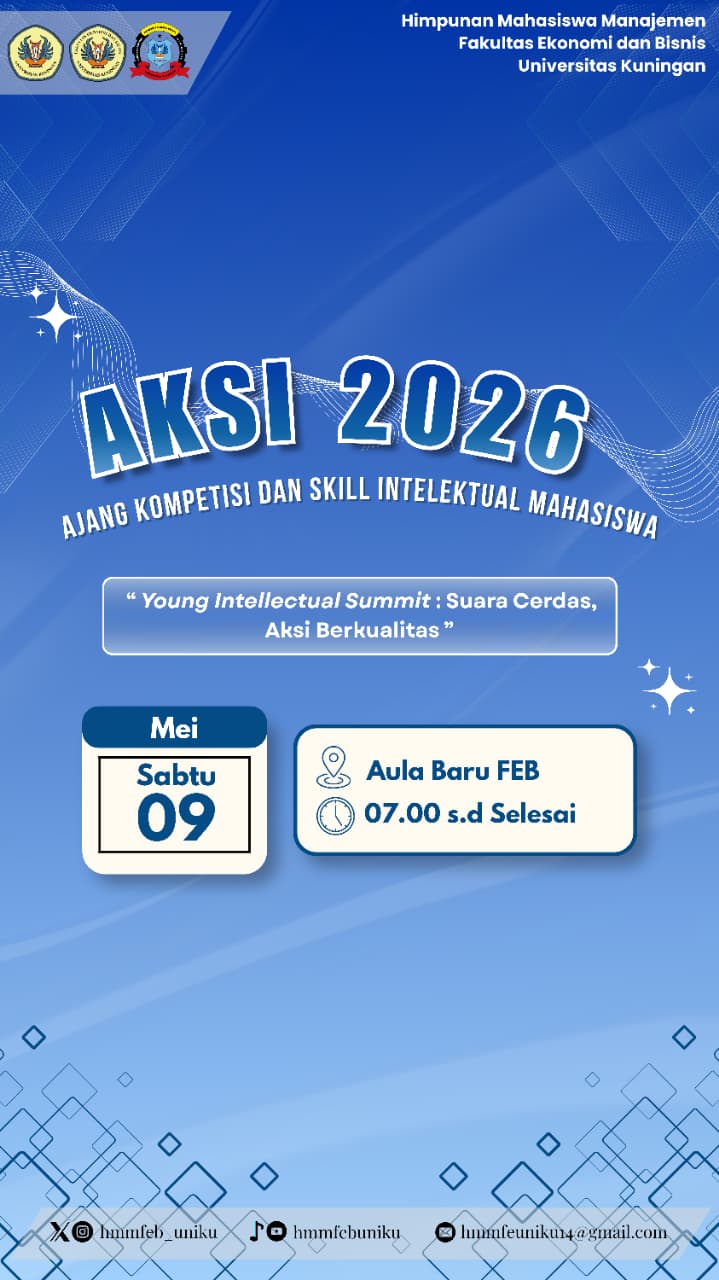 Read more about the article Himpunan Mahasiswa Manajemen FEB UNIKU Gelar Program AKSI 2026