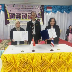 Perkuat Kerjasama Bidang Tri Dharma PT, FEB Uniku Teken MoA dengan TGBC Thailand